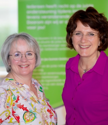 Elise Lentjes en Karin van Deelen 